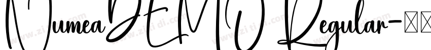 NumeaDEMO Regular字体转换 NumeaDEMO Regular字体转换